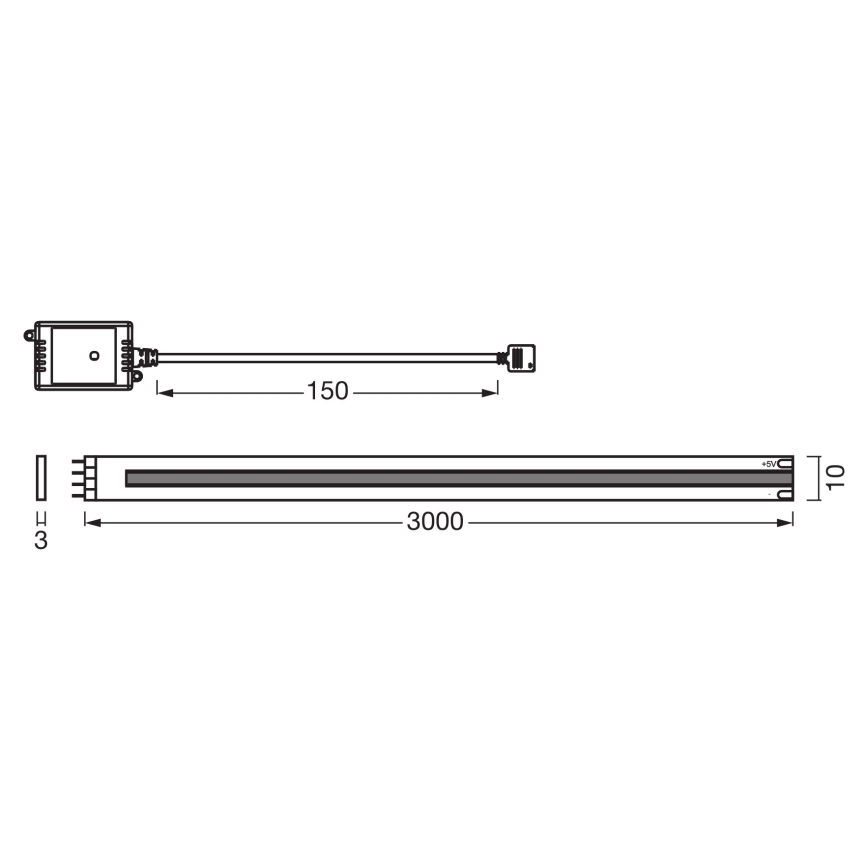 Osram - Dimeriuojama SMART+ COB LED juosta 3m LED/14W/230V 2700-6500K Wi-Fi