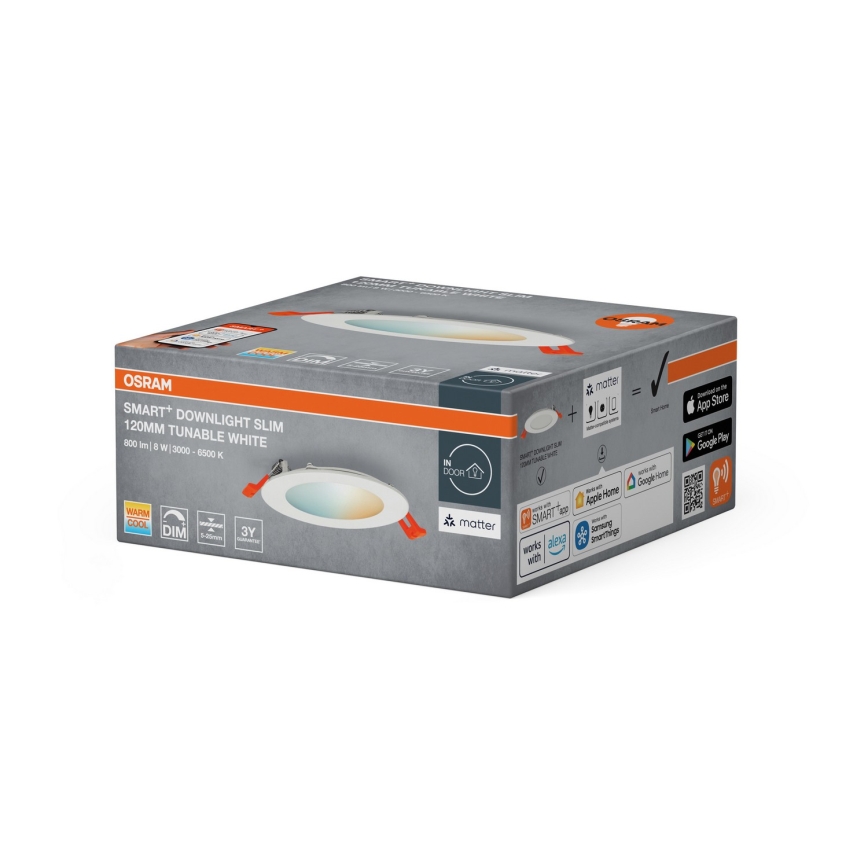 Osram - LED dimeriuojamas įleidžiamasis šviestuvas SMART+ DOWNLIGHT LED/8W/230V 3000-6500K Wi-Fi