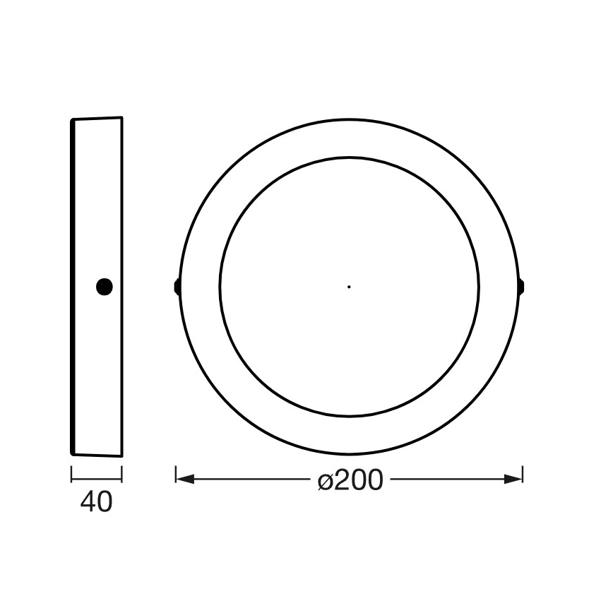 Osram - LED dimeriuojamas lubinis šviestuvas SMART+ DOWNLIGHT LED/12W/230V skersmuo 20 cm 3000-6500K Wi-Fi