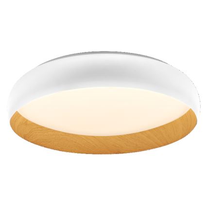 Osram - dimeriuojamas LED lubų šviestuvas ORBIS LIVIA, 36 W, 230 V, Ø 52 cm, baltas/rudas