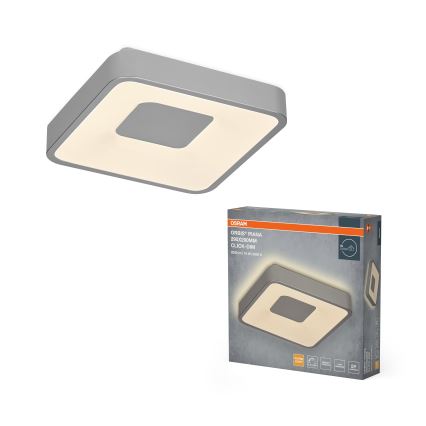 Osram - LED Reguliuojamas lubinis šviestuvas ORBIS PIANA LED/16W/230V 29x29 cm sidabrinis
