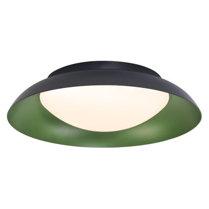 Osram - Reguliuojamo ryškumo LED lubinis šviestuvas ORBIS PLATE LED/19W/230V skersmuo 31 cm žalia/juoda