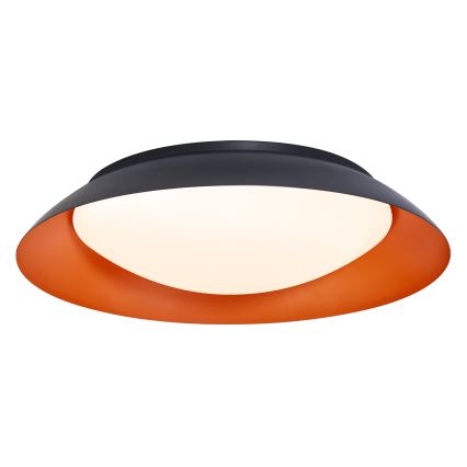 Osram - reguliuojamo ryškumo LED lubinis šviestuvas ORBIS PLATE LED/45W/230V, skersmuo 48 cm, oranžinė/juoda