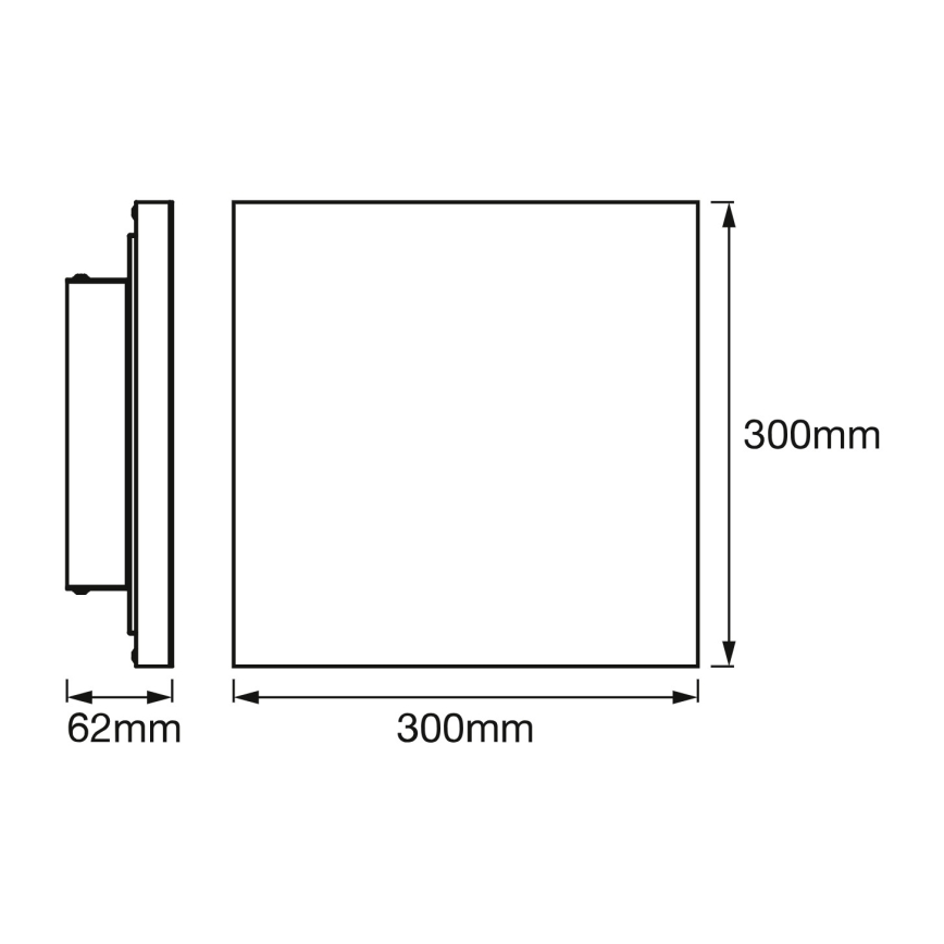 Osram - LED reguliuojamas lubinis šviestuvas SMART+ FRAMELESS LED/20W/230V 3000-6500K 30x30 cm Wi-Fi