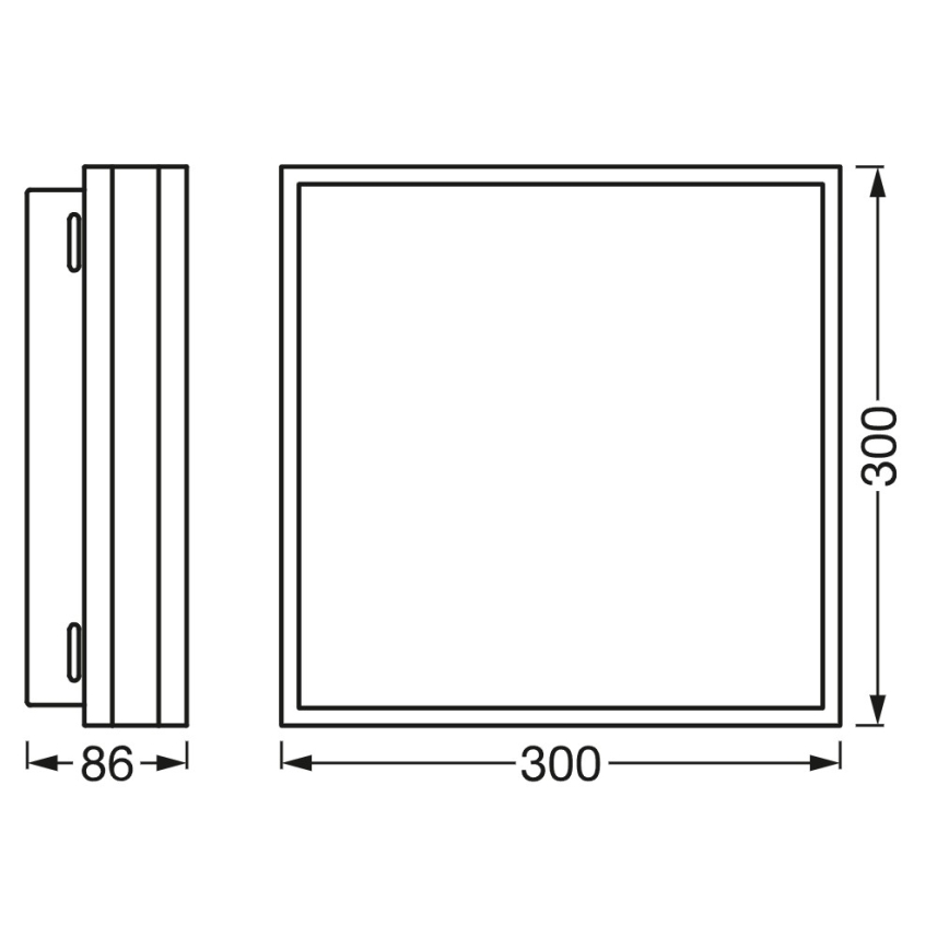 Osram - LED reguliuojamas lubinis šviestuvas SMART+ MAGNET LED/24W/230V 30x30 cm 3000-6500K Wi-Fi