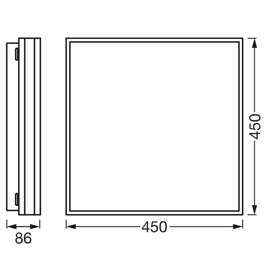 Osram - LED reguliuojamas lubinis šviestuvas SMART+ MAGNET LED/42W/230V 45x45 cm 3000-6500K Wi-Fi