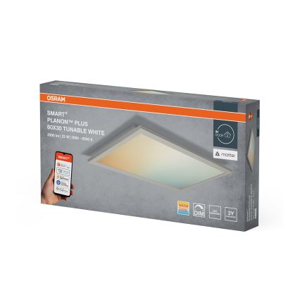 Osram - LED dimeriuojamas lubinis šviestuvas SMART+ PLANON LED/22W/230V 60x30 cm 3000-6500K Wi-Fi