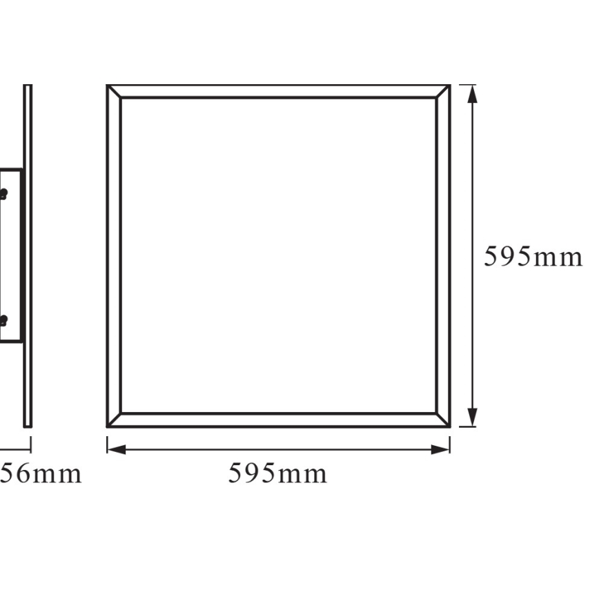 Osram - Dimeriuojamas LED lubinis šviestuvas SMART+ PLANON LED/36W/230V 60x60 cm 3000-6500K Wi-Fi