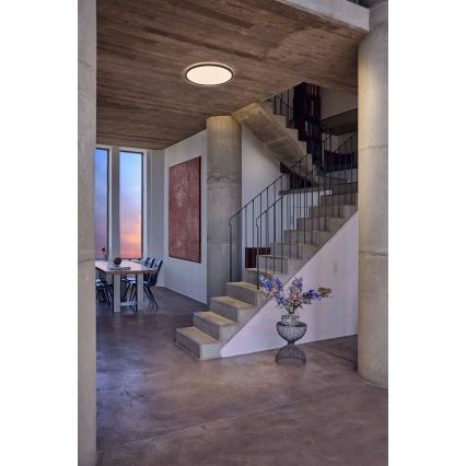 Osram - dimeriuojamas LED lubinis šviestuvas ORBIS ULTRA SLIM LED/15W/230V 3000K, Ø 23,5 cm, juodas