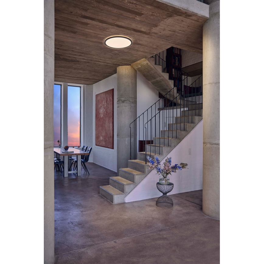 Osram - dimeriuojamas LED lubinis šviestuvas ORBIS ULTRA SLIM LED/15W/230V 3000K, Ø 23,5 cm, juodas