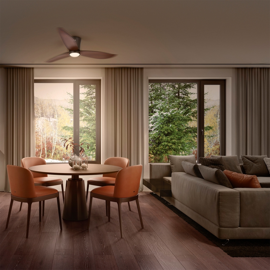 Osram - dimeriuojamas LED lubų ventiliatorius FOHN LED/18W/230V 3000/4000/6500K + nuotolinis valdymas