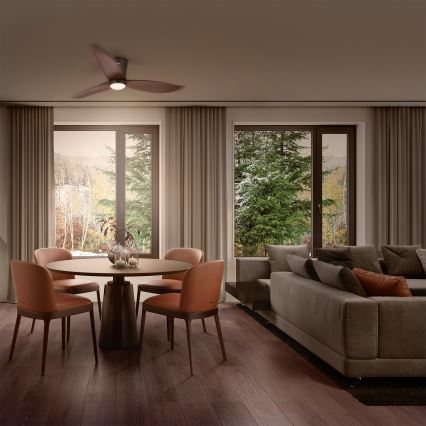 Osram - dimeriuojamas LED lubų ventiliatorius FOHN LED/18W/230V 3000/4000/6500K + nuotolinis valdymas