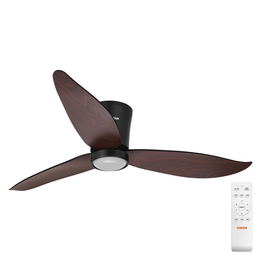 Osram - dimeriuojamas LED lubų ventiliatorius FOHN LED/18W/230V 3000/4000/6500K + nuotolinis valdymas