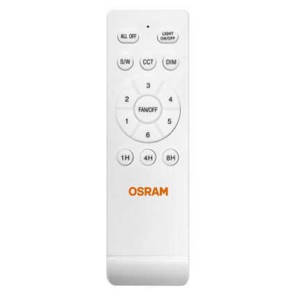Osram - dimeriuojamas LED lubų ventiliatorius FOHN LED/18W/230V 3000/4000/6500K + nuotolinis valdymas