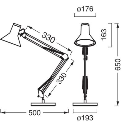 Osram - Dimeriuojamas LED stalinis šviestuvas OFFICE LINE LED/9W/230V 3000K balta