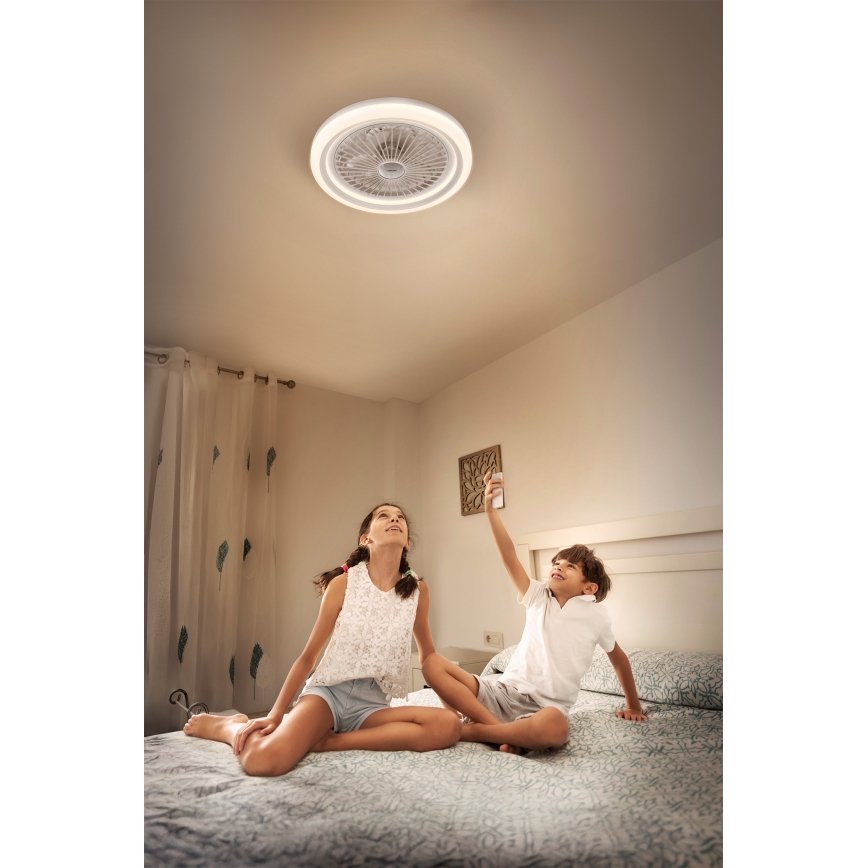 Osram - Dimeriuojamas lubinis šviestuvas su ventiliatoriumi SOLANO LED/26W/230V 3000/4000/6500K + nuotolinis valdymas