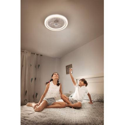 Osram - Dimeriuojamas lubinis šviestuvas su ventiliatoriumi SOLANO LED/26W/230V 3000/4000/6500K + nuotolinis valdymas