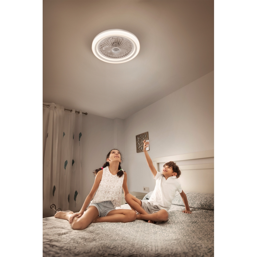 Osram - Dimeriuojamas lubinis šviestuvas su ventiliatoriumi SOLANO LED/26W/230V 3000/4000/6500K + nuotolinis valdymas