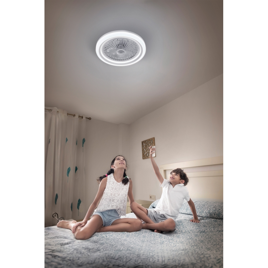 Osram - Dimeriuojamas lubinis šviestuvas su ventiliatoriumi SOLANO LED/26W/230V 3000/4000/6500K + nuotolinis valdymas