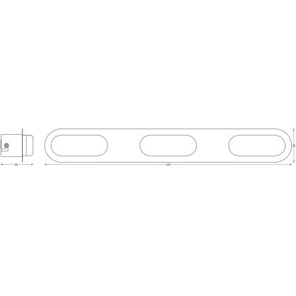 Osram - LED dimeriuojamas sieninis vonios šviestuvas SMART+ DUPLO LED/20W/230V 3000-6500K IP44 Wi-Fi