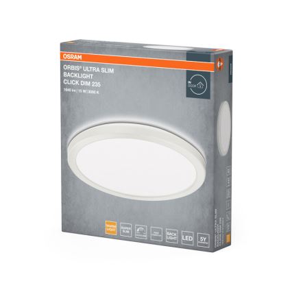 Osram - dimeriuojamas lubinis šviestuvas ORBIS LED/15W/230V, baltas