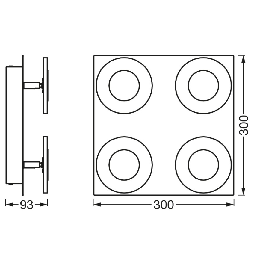 Osram - LED reguliuojamas vonios kambario lubų šviestuvas SMART+ WAVE LED/24W/230V 3000-6500K IP44 Wi-Fi