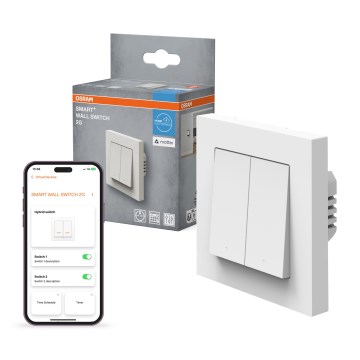 Osram - Dviejų mygtukų SMART+ MATTER 230V Wi‑Fi jungiklis