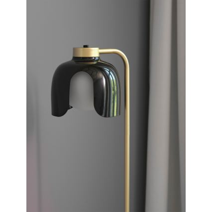 Osram - grindų lempa DECOR COROLLE 1xE27/15W/230V juoda/auksinė