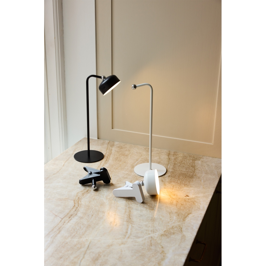 Osram - įkraunama, reguliuojamo ryškumo stalinė LED lempa 3 viename DECOR HELPER LED/1,8W/5V balta