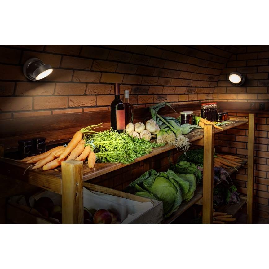 Osram - LED reguliuojamas įkraunamas jutiklinis sieninis šviestuvas NIGHTLUX LED/1,8W/5V juodas