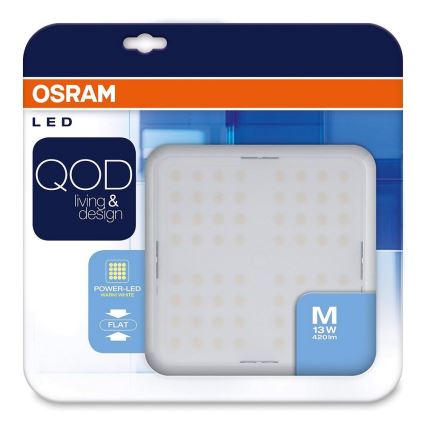 Osram - įleidžiamas LED  lubinis šviestuvas QOD LED/13W/230V 3000K