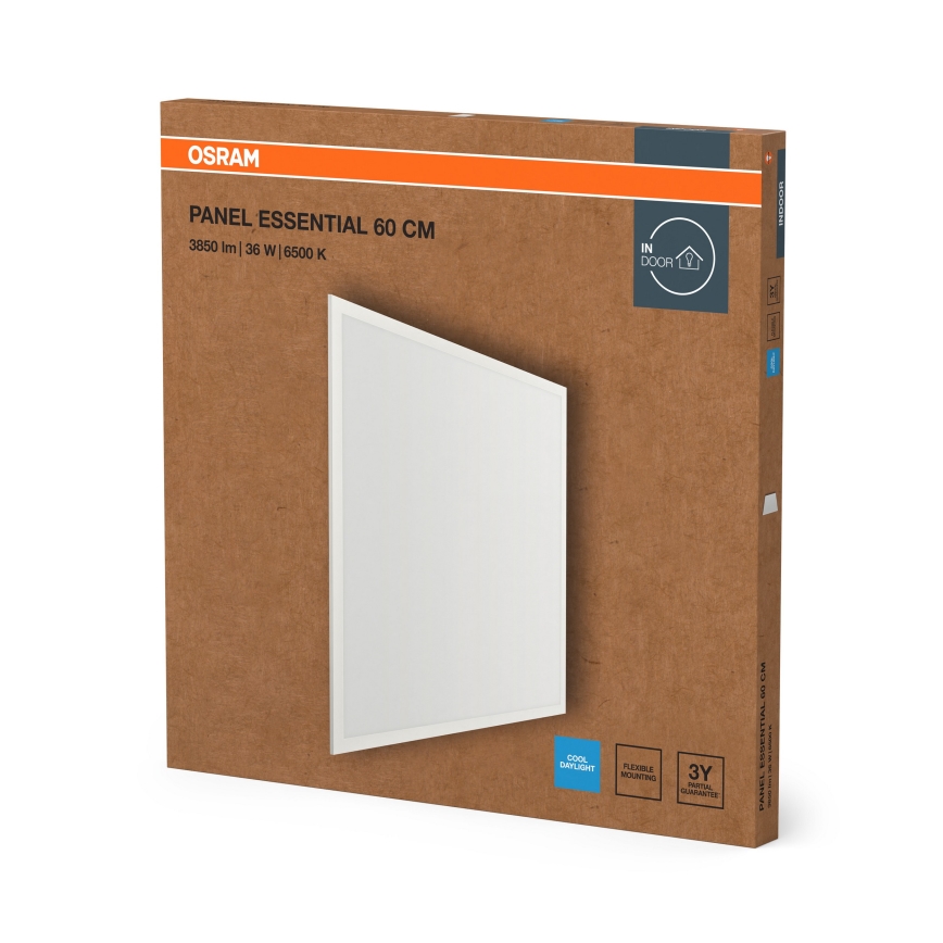 Osram - Įleidžiamas LED panelis ESSENTIAL LED/36W/230V 6500K 59,6x59,6 cm baltas
