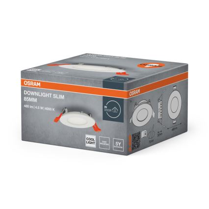 Osram - Įleidžiamas LED šviestuvas SLIM LED/4,5W/230V 4000K