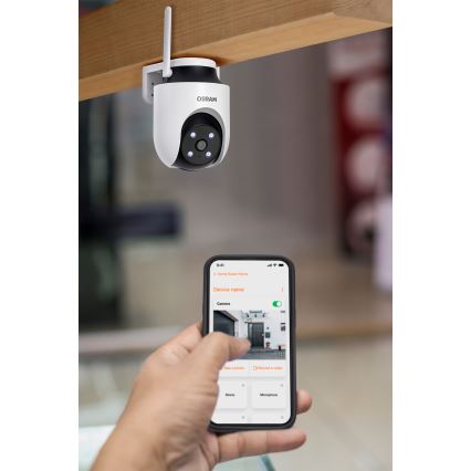 Osram - Išmanioji 360° lauko kamera su 2K jutikliu SMART+ 230V IP67 Wi-Fi