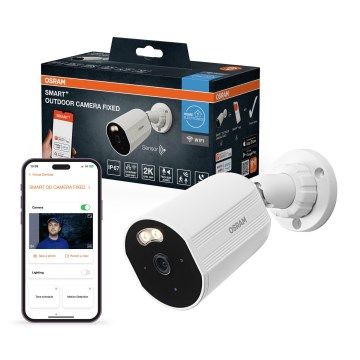 Osram - Išmanioji lauko kamera su 2K SMART+ jutikliu 230V IP67 Wi-Fi