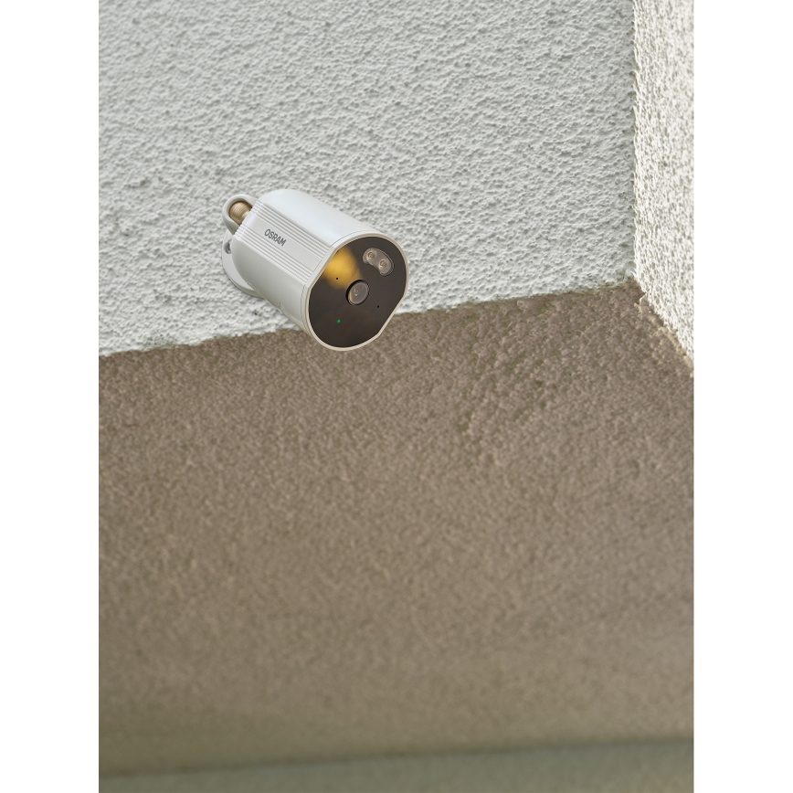 Osram - Išmanioji lauko kamera su 2K SMART+ jutikliu 230V IP67 Wi-Fi