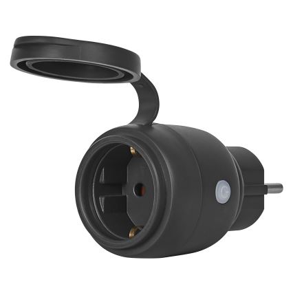 Osram - Išmanioji lauko rozetė SMART+ MATTER SCHUKO 3680W/230V/16A IP44 Wi-Fi