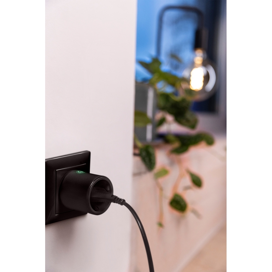 Osram - Išmanioji SMART+ SCHUKO kištukinė rozetė 2300W/230V/10A juoda