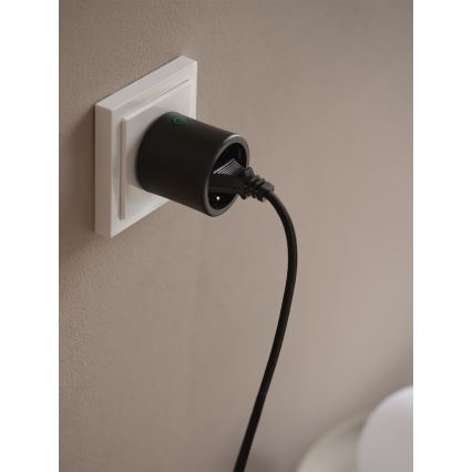 Osram - Išmanioji SMART+ SCHUKO kištukinė rozetė 2300W/230V/10A juoda