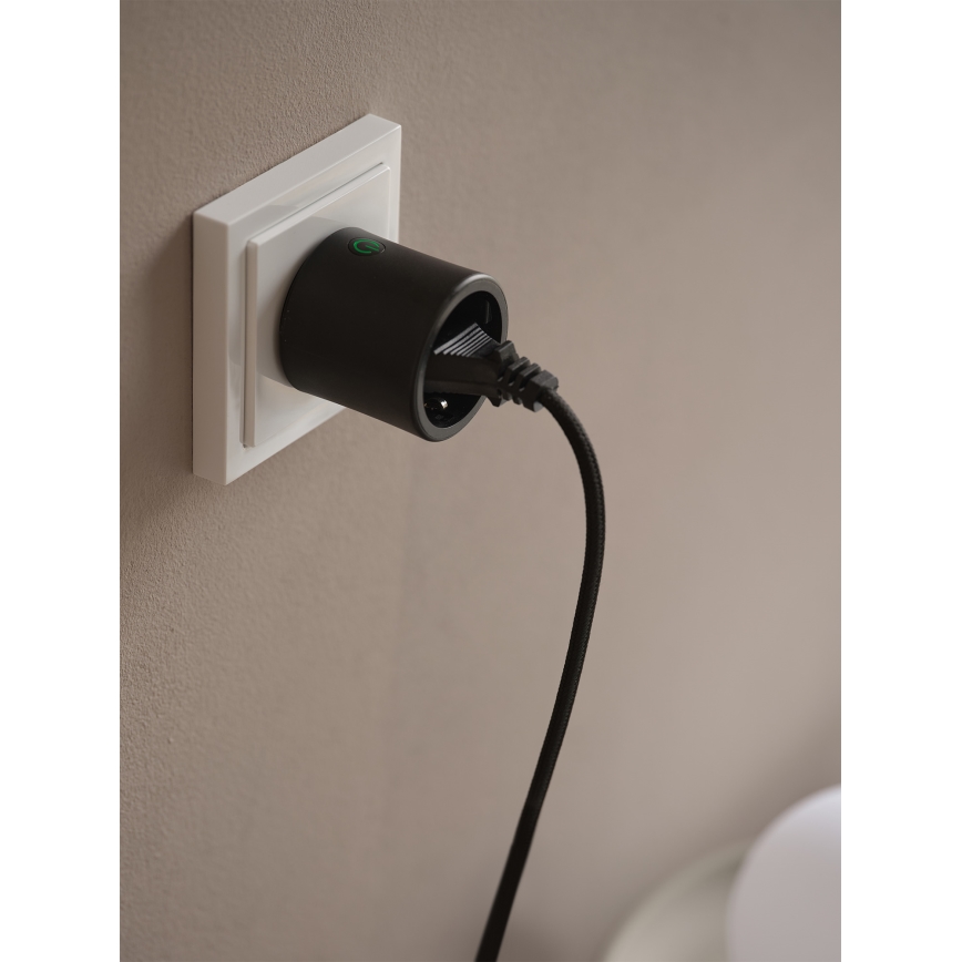Osram - Išmanioji SMART+ SCHUKO kištukinė rozetė 2300W/230V/10A juoda
