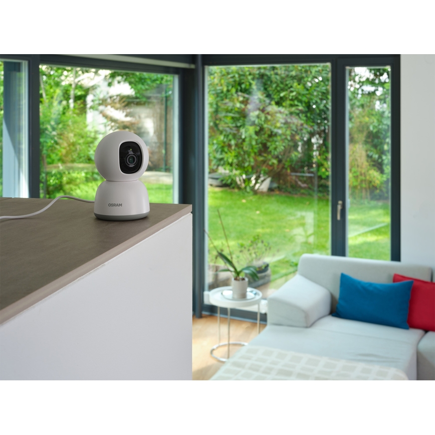 Osram - Išmanioji vidaus kamera 360° su 2K jutikliu SMART+ 230V Wi-Fi