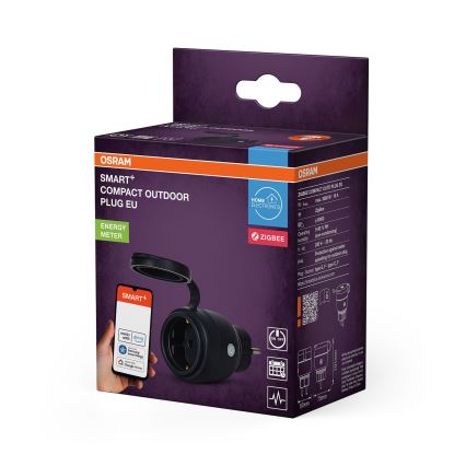 Osram - Išmanus lauko lizdas SMART+ SCHUKO 3680W/230V/16A IP44