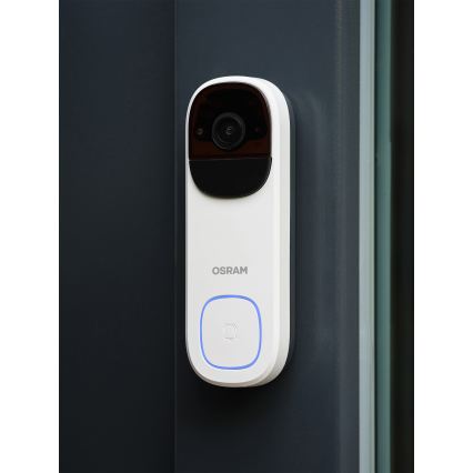 Osram - Išmanus vaizdo durų skambutis su 2K SMART+ jutikliu 230V IP66 Wi-Fi