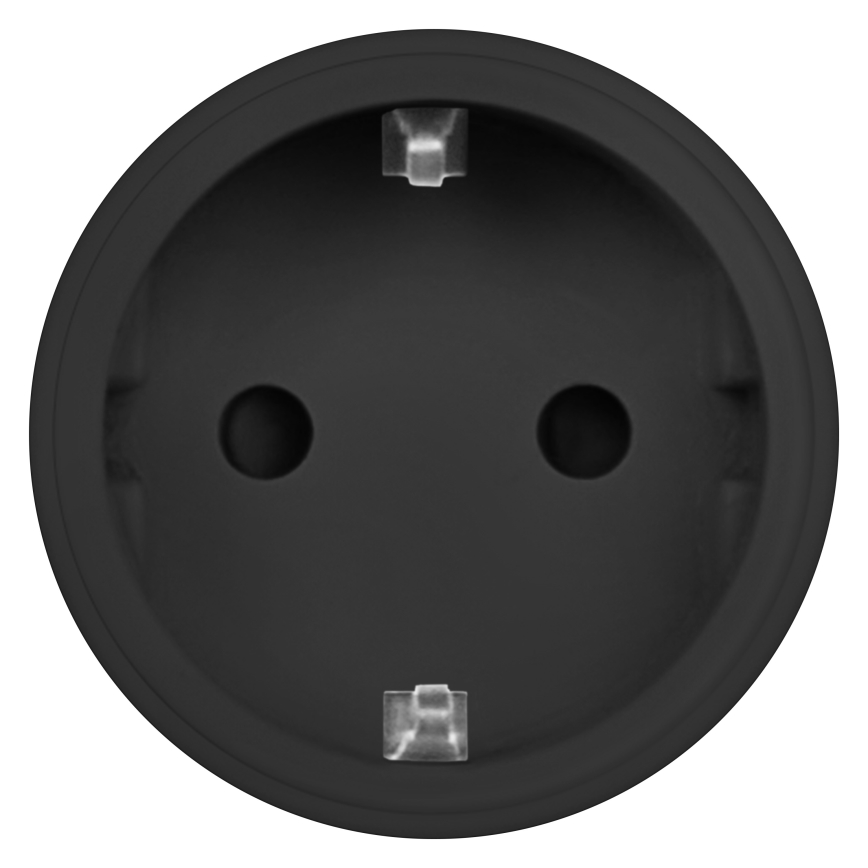Osram - Išmanusis kištukinis lizdas SMART+ MATTER SCHUKO 2300W/230V/10A Wi-Fi juodas