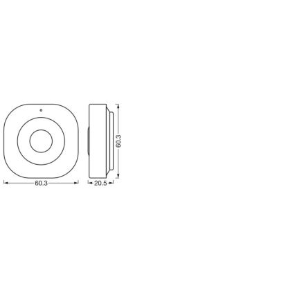 Osram - Judesio jutiklis SMART+ 3,7V Wi-Fi 500 mAh