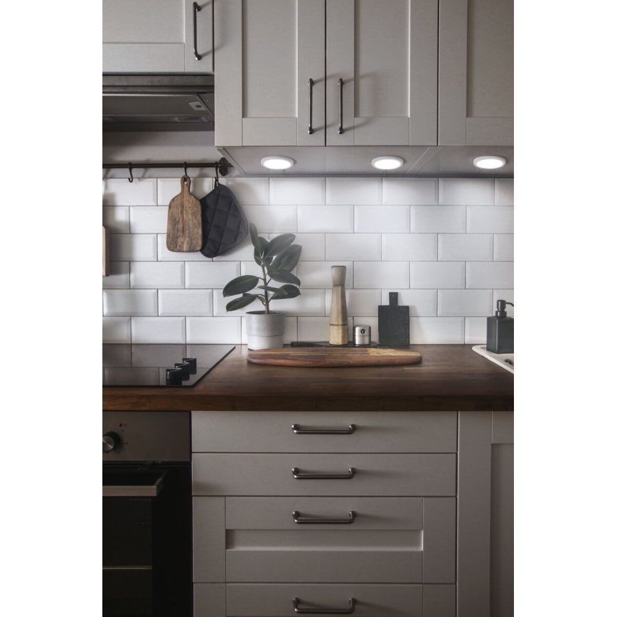 Osram - RINKINYS 3 vnt. reguliuojami SMART+ po spintelės LED šviestuvai LED/6,5W/230V 3000-6500K Wi-Fi