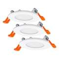 Osram - komplektas 3 vnt. SLIM LED įleidžiami šviestuvai LED/4,5W/230V