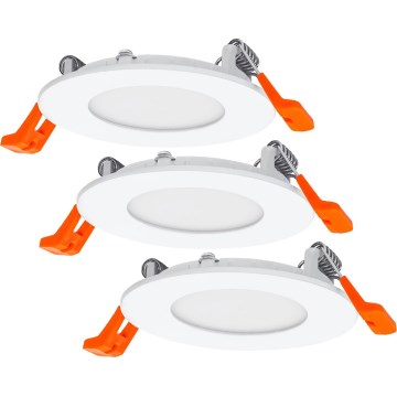 Osram - komplektas 3 vnt. SLIM LED įleidžiami šviestuvai LED/4,5W/230V