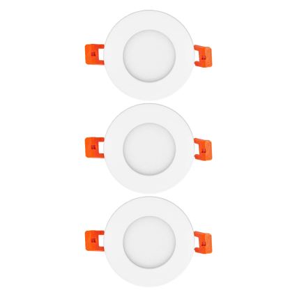 Osram - komplektas 3 vnt. SLIM LED įleidžiami šviestuvai LED/4,5W/230V