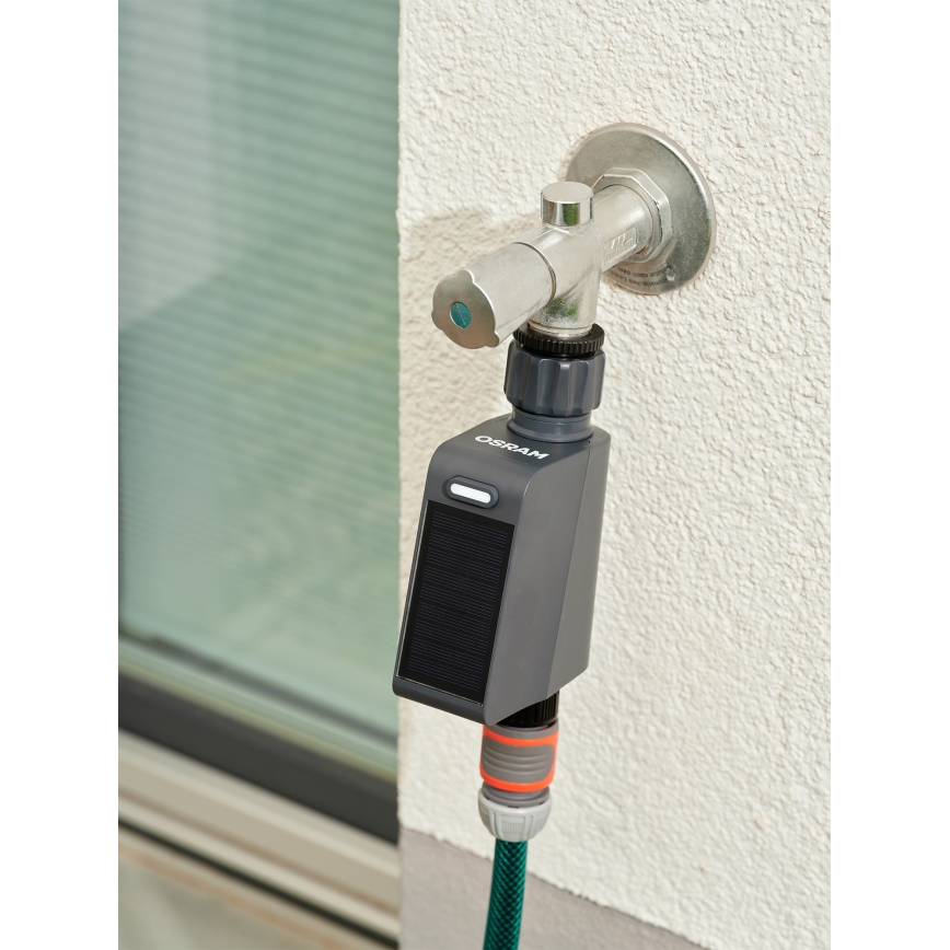 Osram - Laistymo vožtuvas su saulės moduliu SMART+ IP55 Wi-Fi